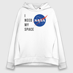 Женское худи оверсайз Nasa i need my space