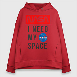 Женское худи оверсайз Nasa i need my space