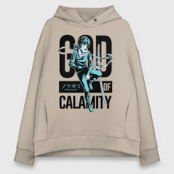 Женское худи оверсайз God of Calamity