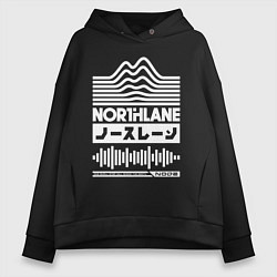 Женское худи оверсайз Northlane Music