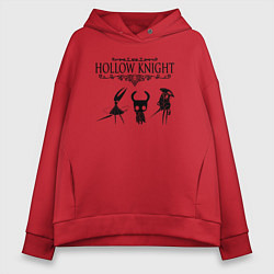 Толстовка оверсайз женская HOLLOW KNIGHT, цвет: красный