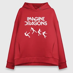 Женское худи оверсайз IMAGINE DRAGONS