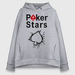 Женское худи оверсайз Poker Stars