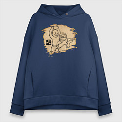 Женское худи оверсайз Stone punch