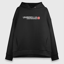 Толстовка оверсайз женская UMBRELLA CORP, цвет: черный