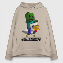 Женское худи оверсайз MINECRAFT