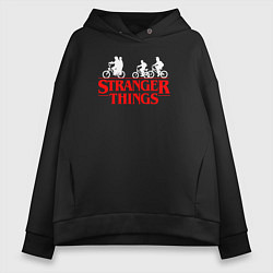 Женское худи оверсайз STRANGER THINGS