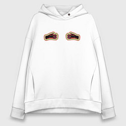 Женское худи оверсайз Black mask club