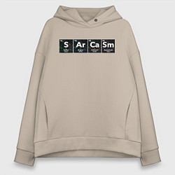 Женское худи оверсайз Сарказм