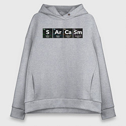 Женское худи оверсайз Сарказм