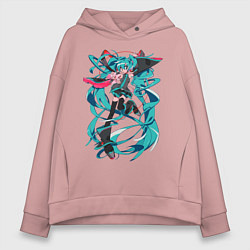 Женское худи оверсайз Hatsune Miku Expo