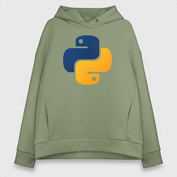 Женское худи оверсайз Python