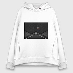 Толстовка оверсайз женская TOYOTA, цвет: белый