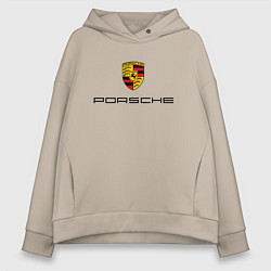 Женское худи оверсайз PORSCHE