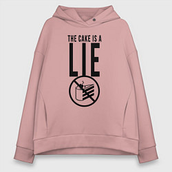 Толстовка оверсайз женская PORTAL, цвет: пыльно-розовый