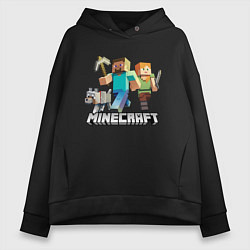 Женское худи оверсайз MINECRAFT