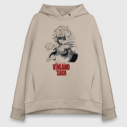 Женское худи оверсайз Vinland saga Thorfinn