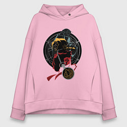 Женское худи оверсайз Стальной алхимик