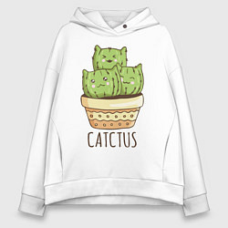 Женское худи оверсайз Catctus