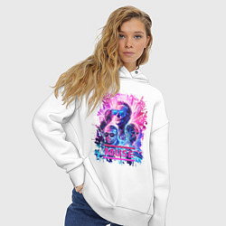 Толстовка оверсайз женская Muse, цвет: белый — фото 2