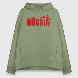 Женское худи оверсайз Russia