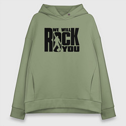 Женское худи оверсайз QUEEN