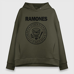 Женское худи оверсайз RAMONES