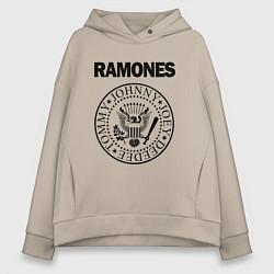 Женское худи оверсайз RAMONES