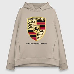 Женское худи оверсайз PORSCHE