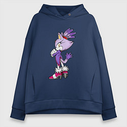 Женское худи оверсайз SONIC Кошка Блейз