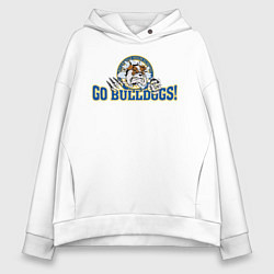 Женское худи оверсайз GO BULLDOGS