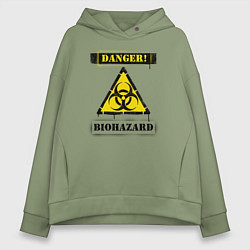 Женское худи оверсайз Biohazard