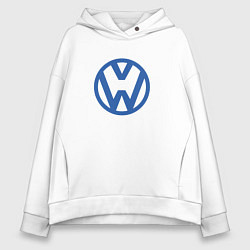 Толстовка оверсайз женская Volkswagen, цвет: белый