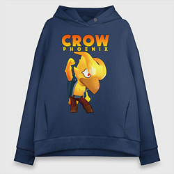 Женское худи оверсайз BRAWL STARS CROW PHOENIX