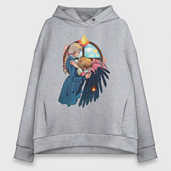 Женское худи оверсайз Хаул и Софи