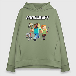 Женское худи оверсайз MINECRAFT