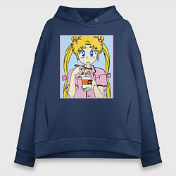 Женское худи оверсайз Sailor Moon Usagi Tsukino