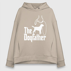 Женское худи оверсайз The Dogfather - пародия