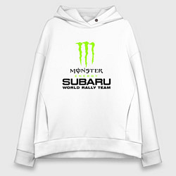 Толстовка оверсайз женская MONSTER ENERGY Z, цвет: белый