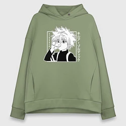 Женское худи оверсайз Killua Hunter x Hunter Киллуа