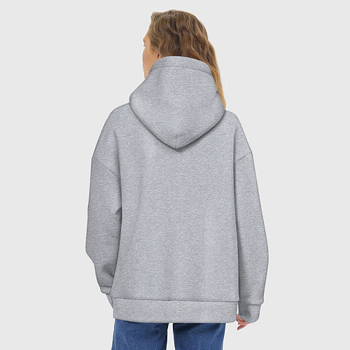 Женское худи оверсайз Майнкрафт / Меланж – фото 4