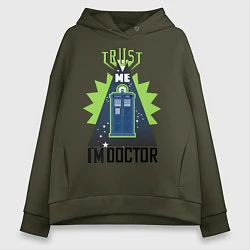 Женское худи оверсайз Trust me, i'm doctor who