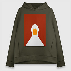 Женское худи оверсайз Утка