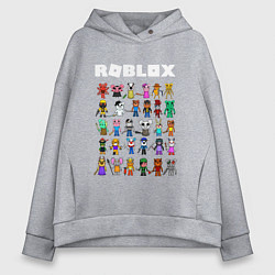 Толстовка оверсайз женская ROBLOX PIGGY, цвет: меланж
