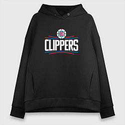 Женское худи оверсайз Los Angeles Clippers