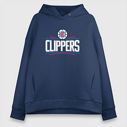 Женское худи оверсайз Los Angeles Clippers