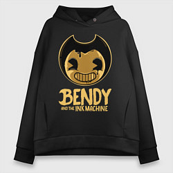 Женское худи оверсайз Bendy And The Ink Machine