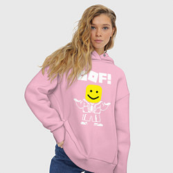Толстовка оверсайз женская ROBLOX, цвет: светло-розовый — фото 2