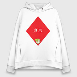 Женское худи оверсайз Японская фугу