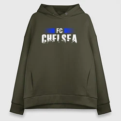Женское худи оверсайз FC Chelsea